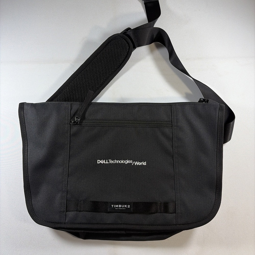 Timbuk2 Catapult Sling Messenger Bag Eco Jet Black Dell Logo Small